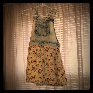 Floral Overall Dress